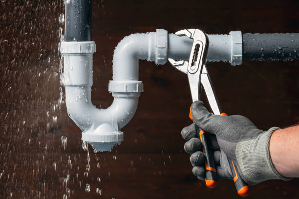 Professional Plumbing technician working in Newton Highlands, MA